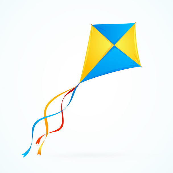 Colorful Kite. Vector - Вектор,изображение