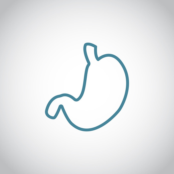 Human stomach icon - Vetor, Imagem