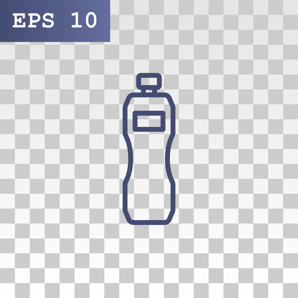 Plastic bottle icon - Vektör, Görsel