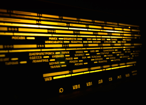 ραδιόφωνο κλίμακα - Φωτογραφία, εικόνα