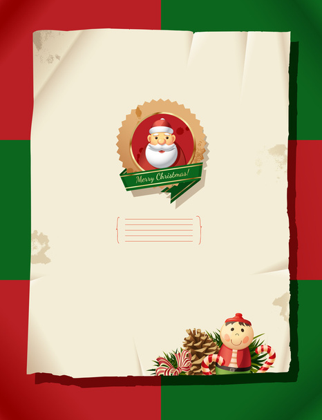 クリスマスの背景 - 紙 - ベクター画像