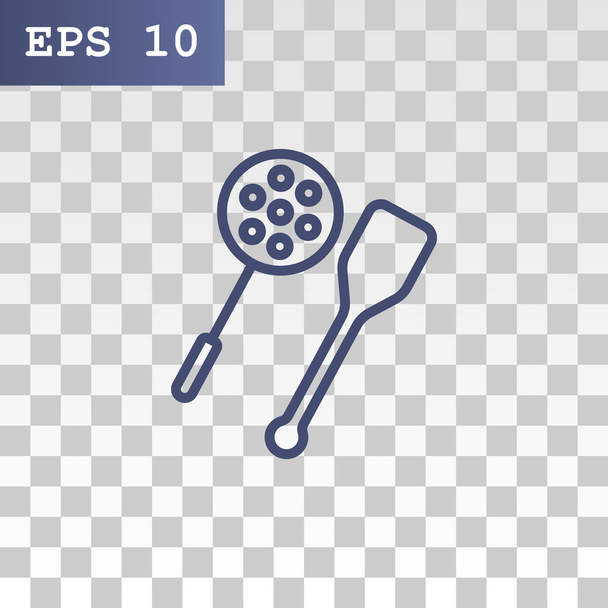  spoon and spatula icon - Vector, Image