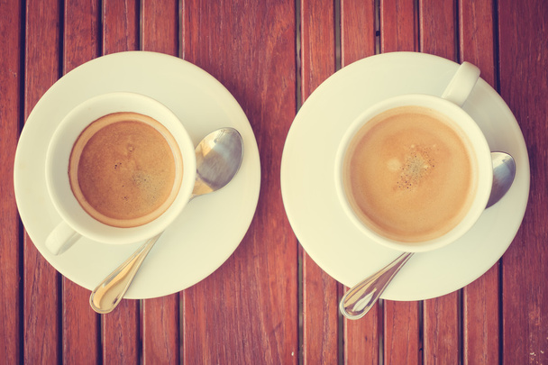 tazas de café blanco
 - Foto, imagen