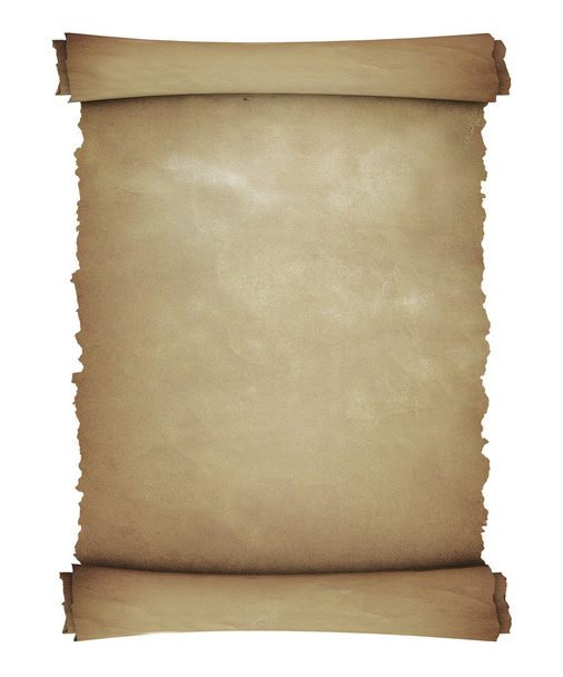 Винтажный рулон пергамента
 - Фото, изображение