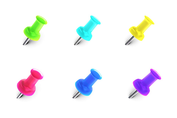 Color pushpins - Foto, Bild