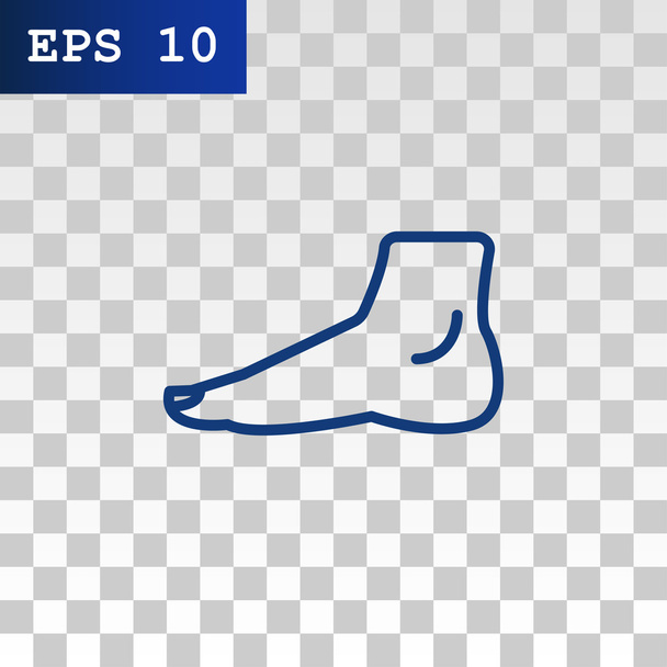 Human foot icon  - ベクター画像