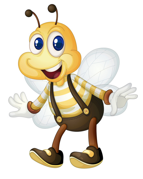 Пчела человек - Вектор,изображение