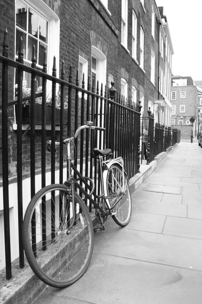 Bicycle in a London Street - Photo, Image