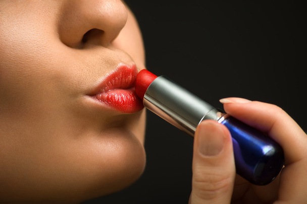 Lips and lipstick-1 - Фото, изображение