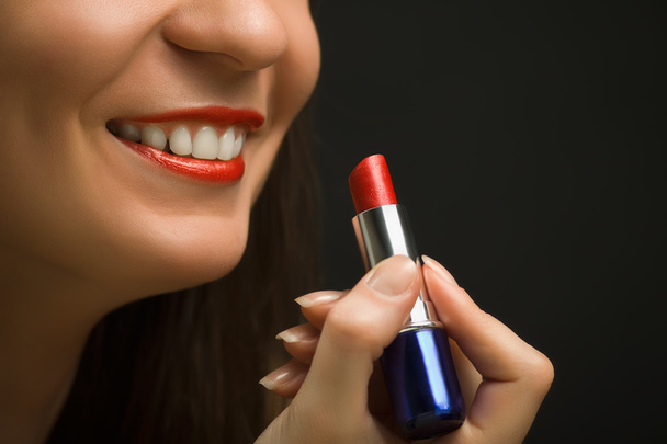 Lips and lipstick-6 - Foto, Imagen