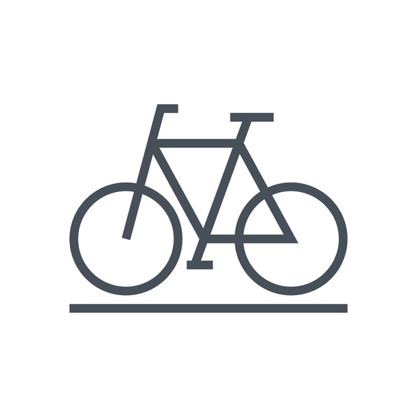 Icono de bicicleta tema
 - Vector, Imagen