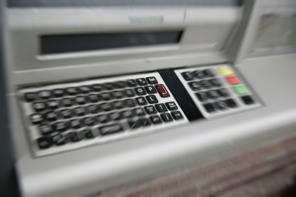 ATM (automatizované) Qwerty klávesnice - Fotografie, Obrázek