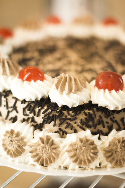 Kuchen-Sahne-Dessert - Foto, Bild