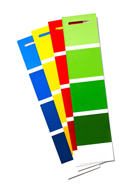 Échantillon de couleur isolé sur blanc
 - Photo, image