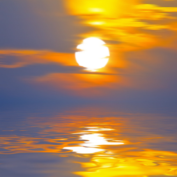 mysterious sunset lake - Photo, Image