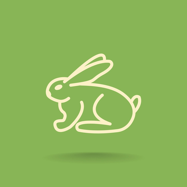 Bunny or rabbit icon - Διάνυσμα, εικόνα