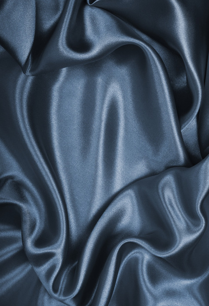 Smooth elegant grey silk as background  - Фото, зображення