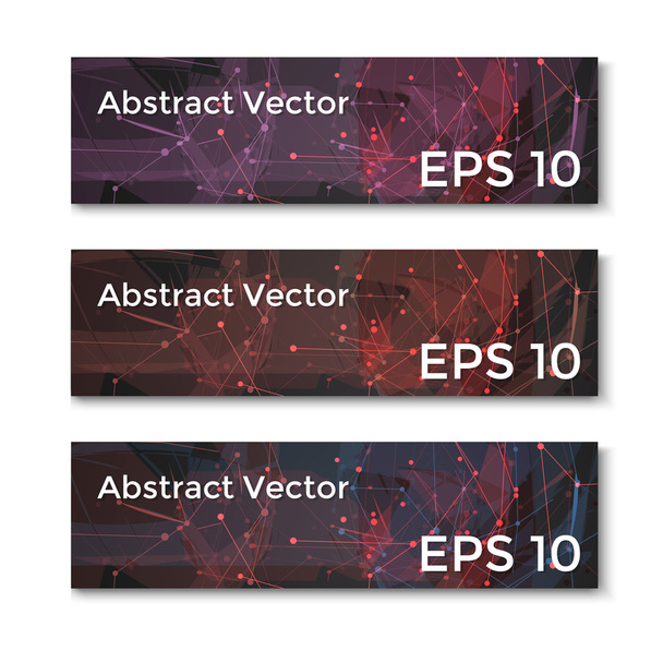 Web banner set - Vector, Image