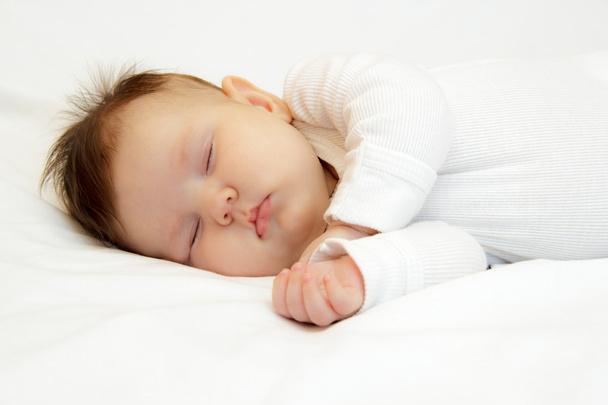 Little newborn girl slepping - Photo, image