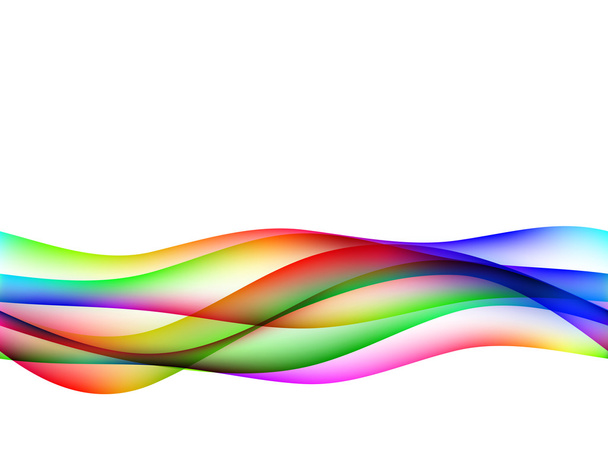 dinamyc flow, stylized  waves, vector - Vector, Image