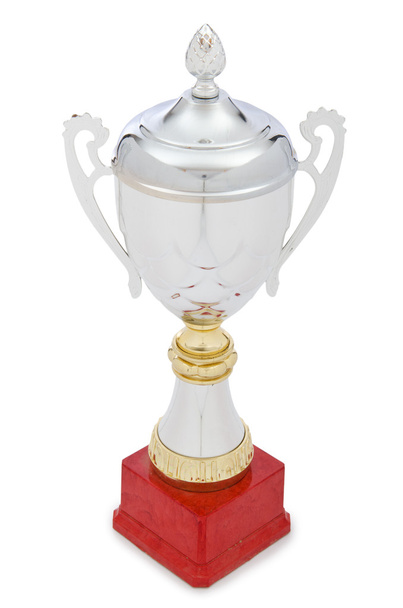 Vítězové poháru izolovaných na bílém - Fotografie, Obrázek