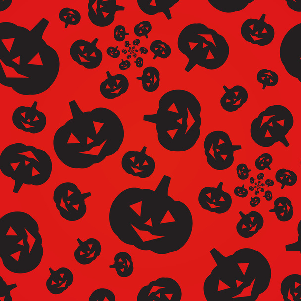 Halloween abóbora sem costura padrão fundo
 - Vetor, Imagem