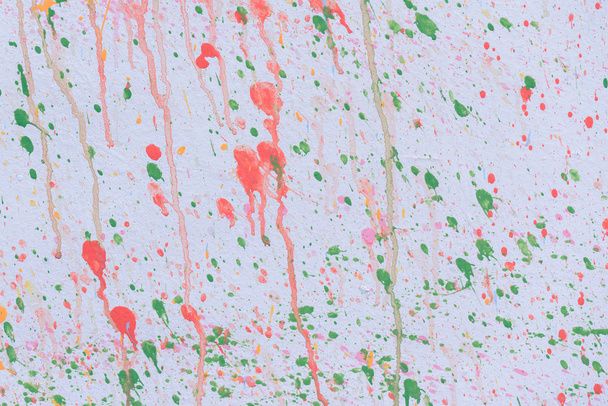 Color splash on white paper texture abstract background. - Valokuva, kuva
