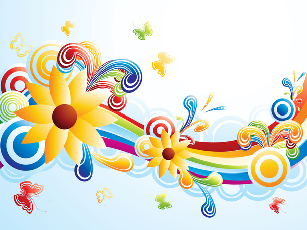 Funky background - Vector, Image