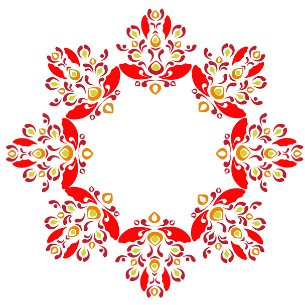 isoliertes Mandala-Muster - Vektor, Bild