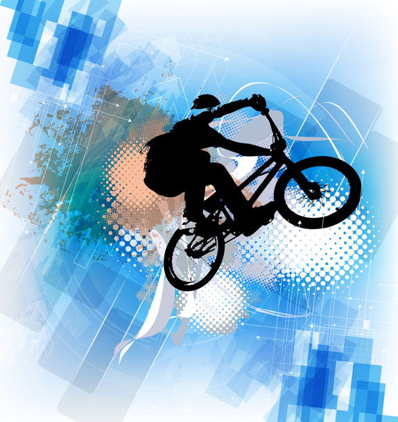 Иллюстрация спортивных велосипедов
 - Фото, изображение