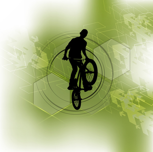 Sport kerékpár illusztráció - Fotó, kép
