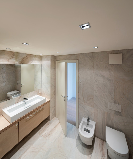 belső márvány fürdőszoba - Fotó, kép
