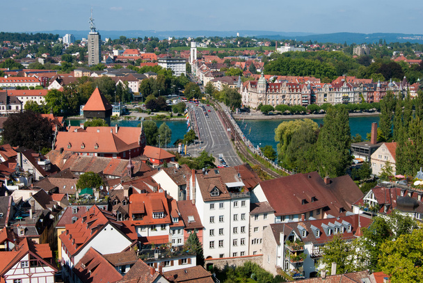 Constance'nın şehir merkezi ve köprü - Fotoğraf, Görsel
