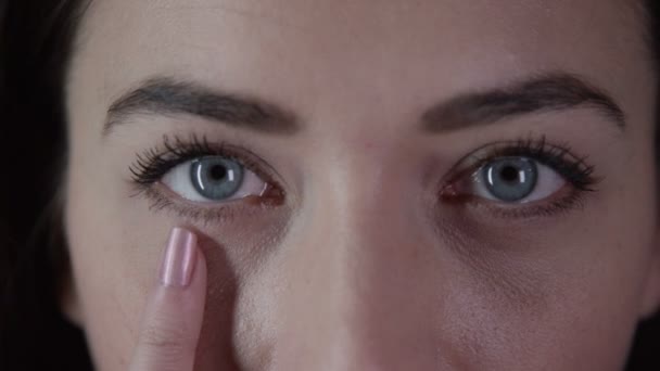 eyes of a beautiful young woman  - Footage, Video