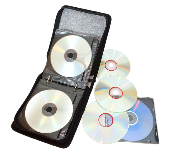 CDs in a box - Photo, Image