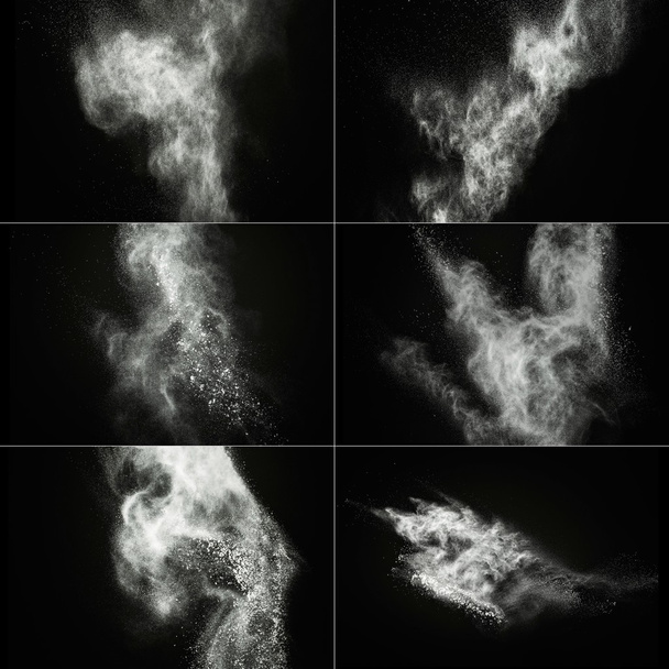 bílý prášek, explodující - Fotografie, Obrázek