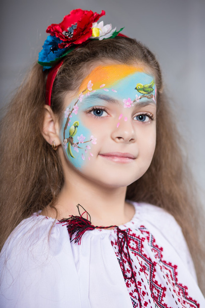 ウクライナの女の子の肖像画 - 写真・画像