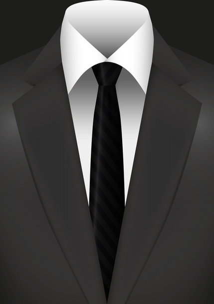 Kuvanvektorin graafinen puku solmiolla
 - Vektori, kuva