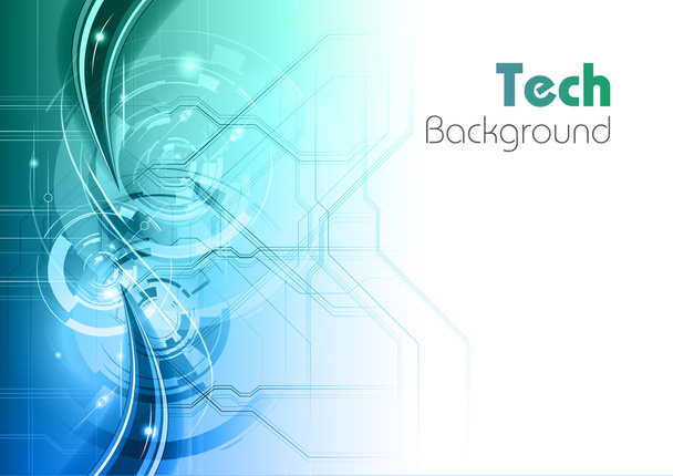 Tech background - Vector, Image