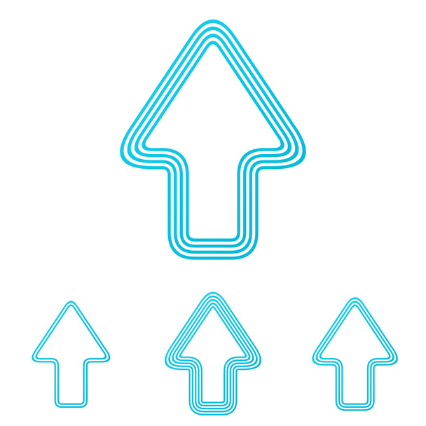Cyan riviin logo design set
 - Vektori, kuva