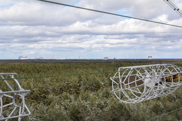 UCRÂNIA. Zona de Exclusão de Chernobil. - 2016.03.20. Instalação de radar soviético DUGA
 - Foto, Imagem