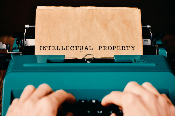 text intellectual property typewritten - Photo, Image