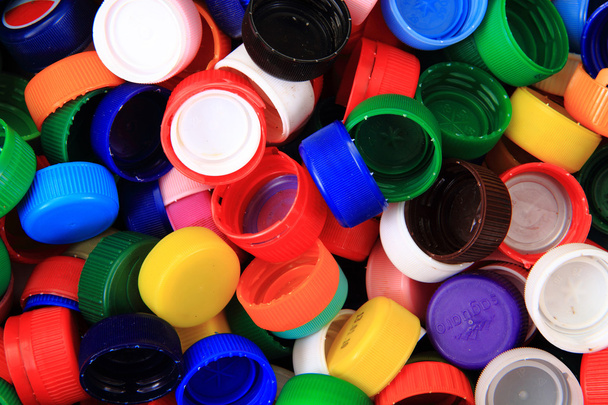 color plastic caps background - Photo, Image