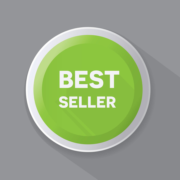 Best seller  button. - Vector, afbeelding