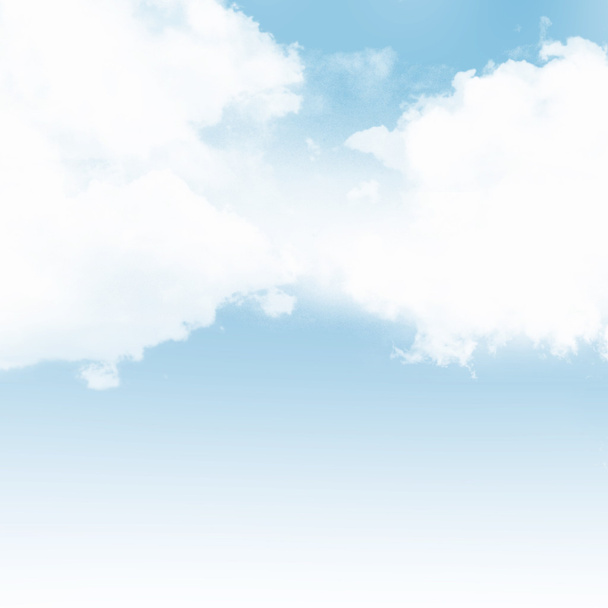 blauer Himmel und weiße Wolken - Foto, Bild