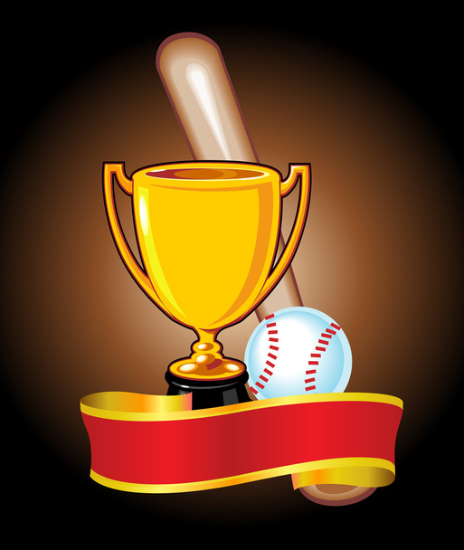 Baseball Trophy - Vector, Image