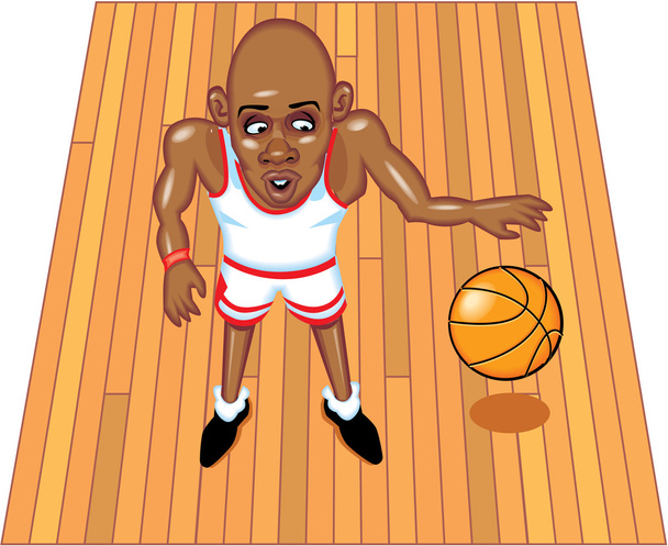 Basketballer - Vector, Image