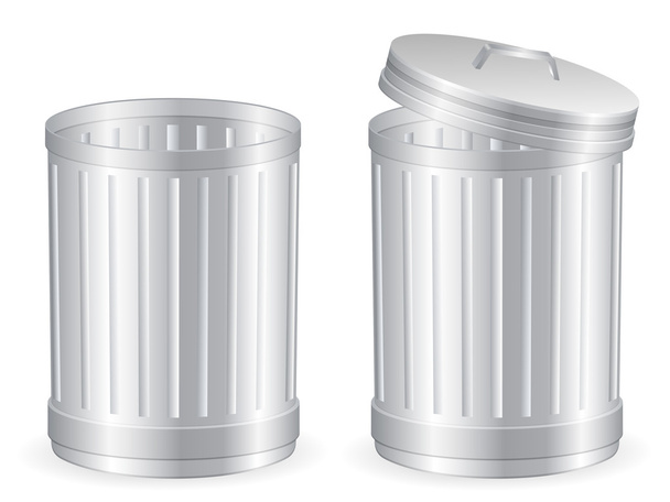 Trash can - Vecteur, image