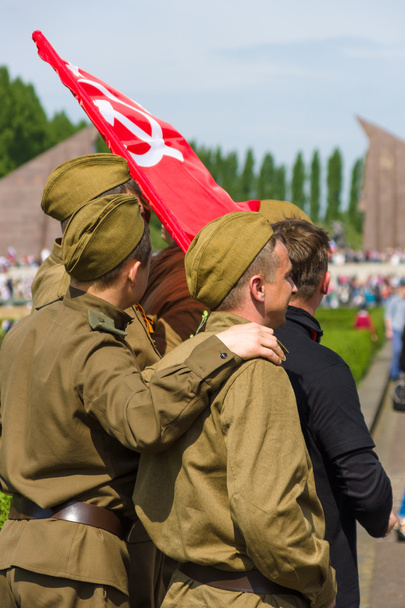 Victory Day (9 May) in Treptower Park. Berlin, Germany - Foto, immagini