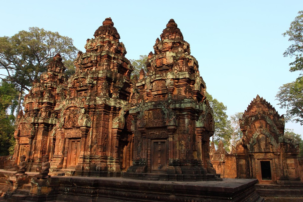 Temple Banteay Srei in Angkor - Photo, Image